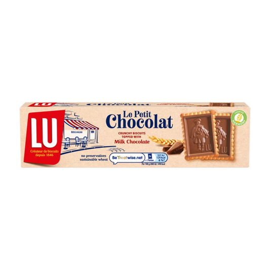[BestBefore- 31Jul2025] LU Le Petit Chocolat Milk Chocolate Biscuits 150g