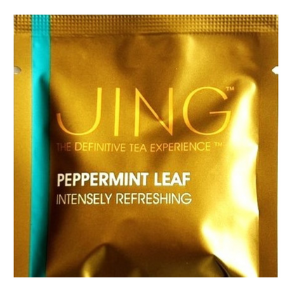 Jing Peppermint Leaf Tea Bags Intensely Refreshing 4g จิง ถุงชาใบสะระแหน่ ให้ความสดชื่นอย่างเข้มข้น 4 กรัม