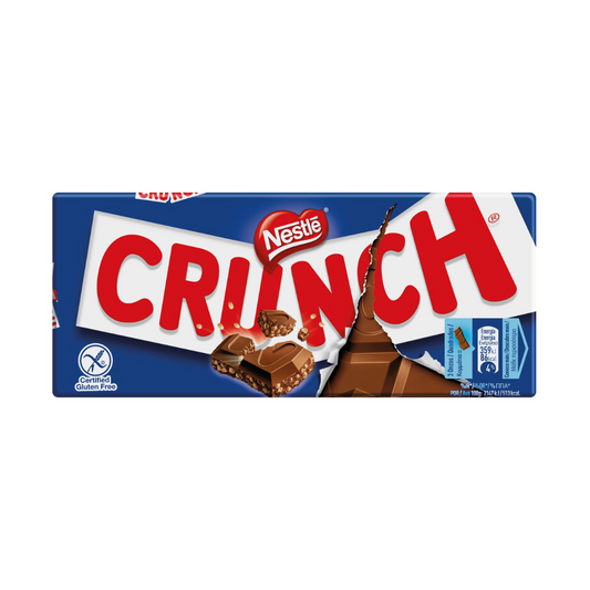 Nestle Crunch Chocolate Bar 100g เนสท์เล่ ครั้นช์ช็อกโกแลตบาร์ 100g