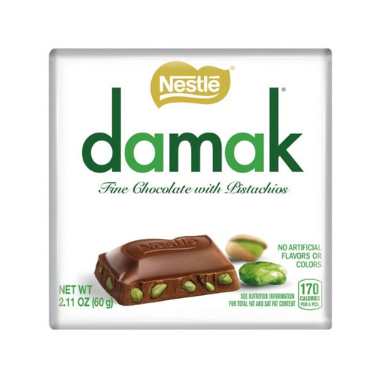 Nestle Damak Fine Chocolate with Pistachio 60g
