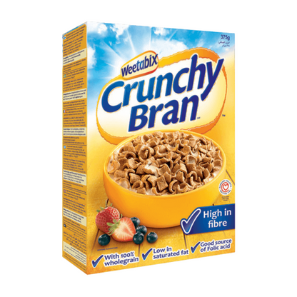 Weetabix Crunchy Bran 375g เวทาบิกซ์ ครันชี่ แบรน375 กรัม