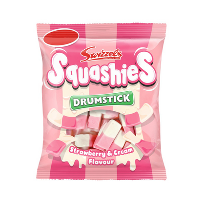 Swizzels Drumstick Squashies Strawberry & Cream Flavour 140g