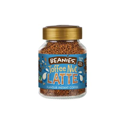 Beanies Toffee Nut Latte Flavoured Instant Coffee 50g