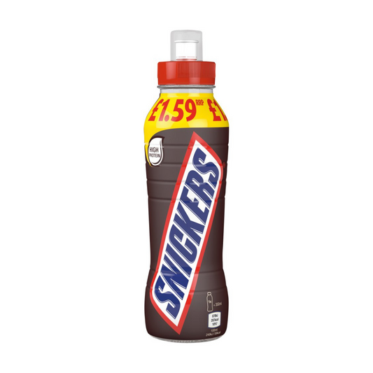[BestBefore-27Jun2025] Snickers Smooth Chocolate Milkshake Drink 350ml