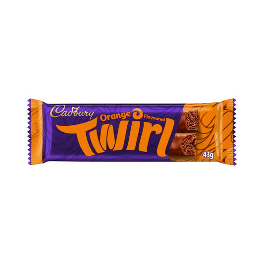 Cadbury Twirl Orange Chocolate Bar 43g