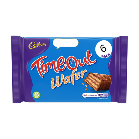 Cadbury Timeout Wafer 6 Pack 108g