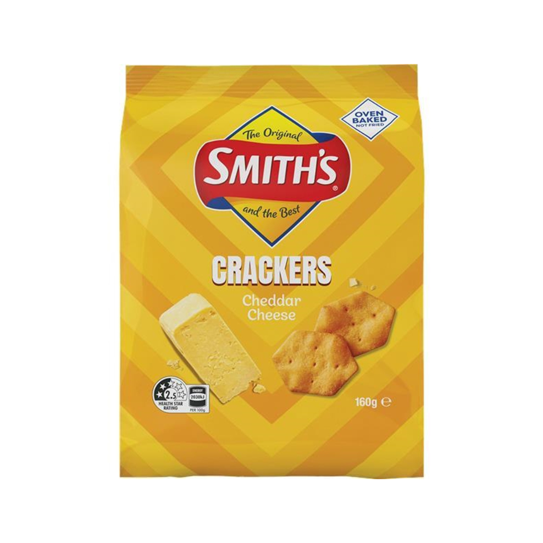 [Best Before 4-Oct-2026]Smith's Crackers Cheddar Cheese 160g
