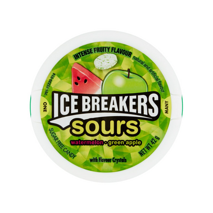 Ice Breakers Sours Watermelon Green Apple 42g