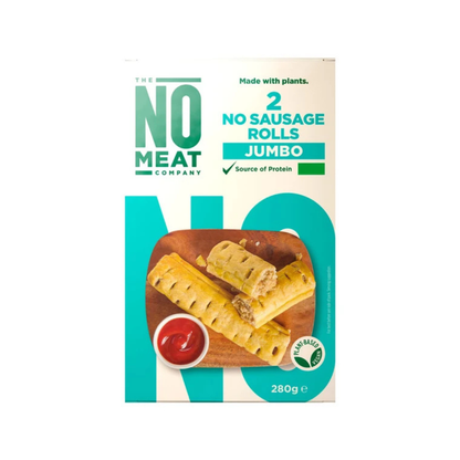 (Best Before 16Jan2027)  The No Meat Company 2 Jumbo No Sausage Rolls 280g