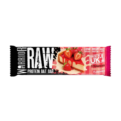 Warrior Raw Oat Protein Bar Strawberry Cheesecake 75g