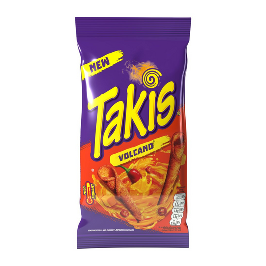 Takis Volcano Seasoned Chilli and Cheese Flavour Corn Snack 100g