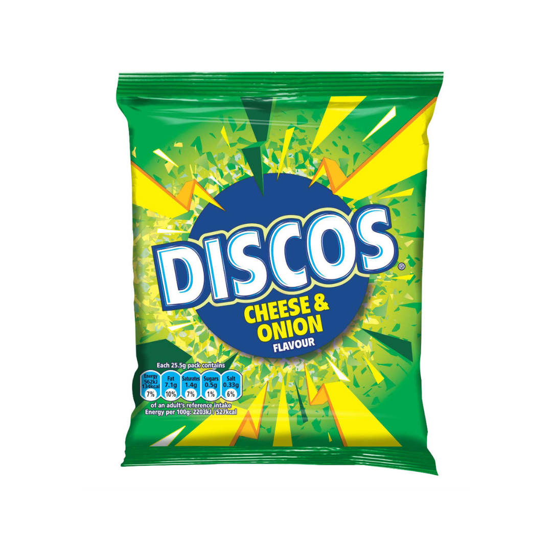 Discos Cheese & Onion Grab Bag Crisps 50g