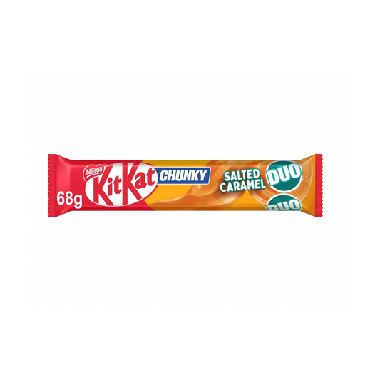 Nestle KitKat Chunky DUO Salted Caramel Chocolate Bar 68g