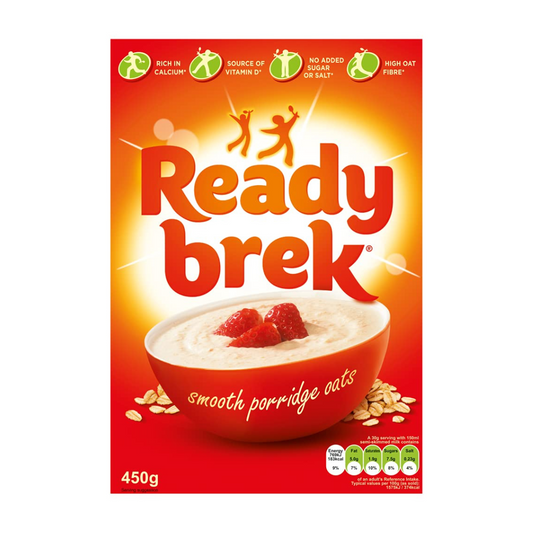 Ready Brek Smooth Porridge Oats 450g Ready Brek สมูทโจ๊กข้าวโอ๊ต 450ก