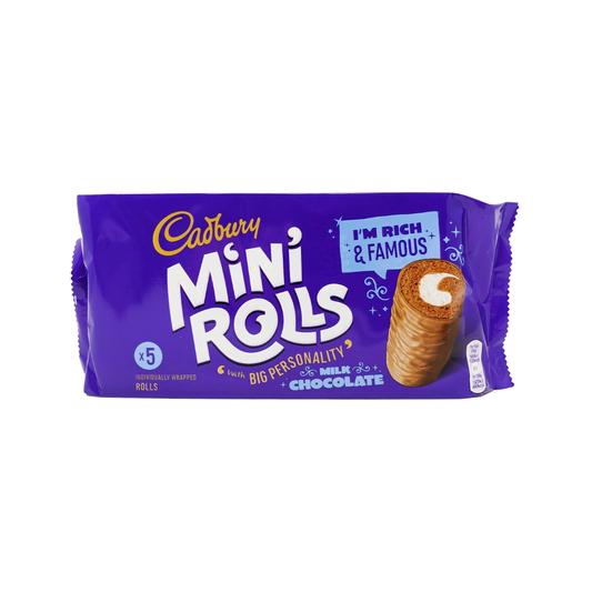 Cadbury 5 Milk Chocolate Mini Rolls Cakes