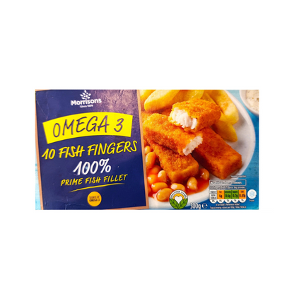 Morrisons 10 Omega 3 Fish Fingers 300g