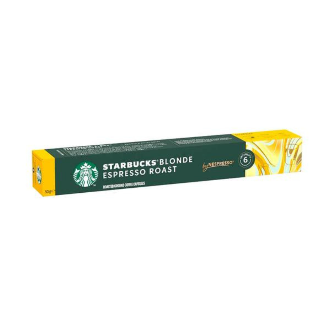 Starbucks Blonde Espresso Roast Coffee 10 Capsules 51g