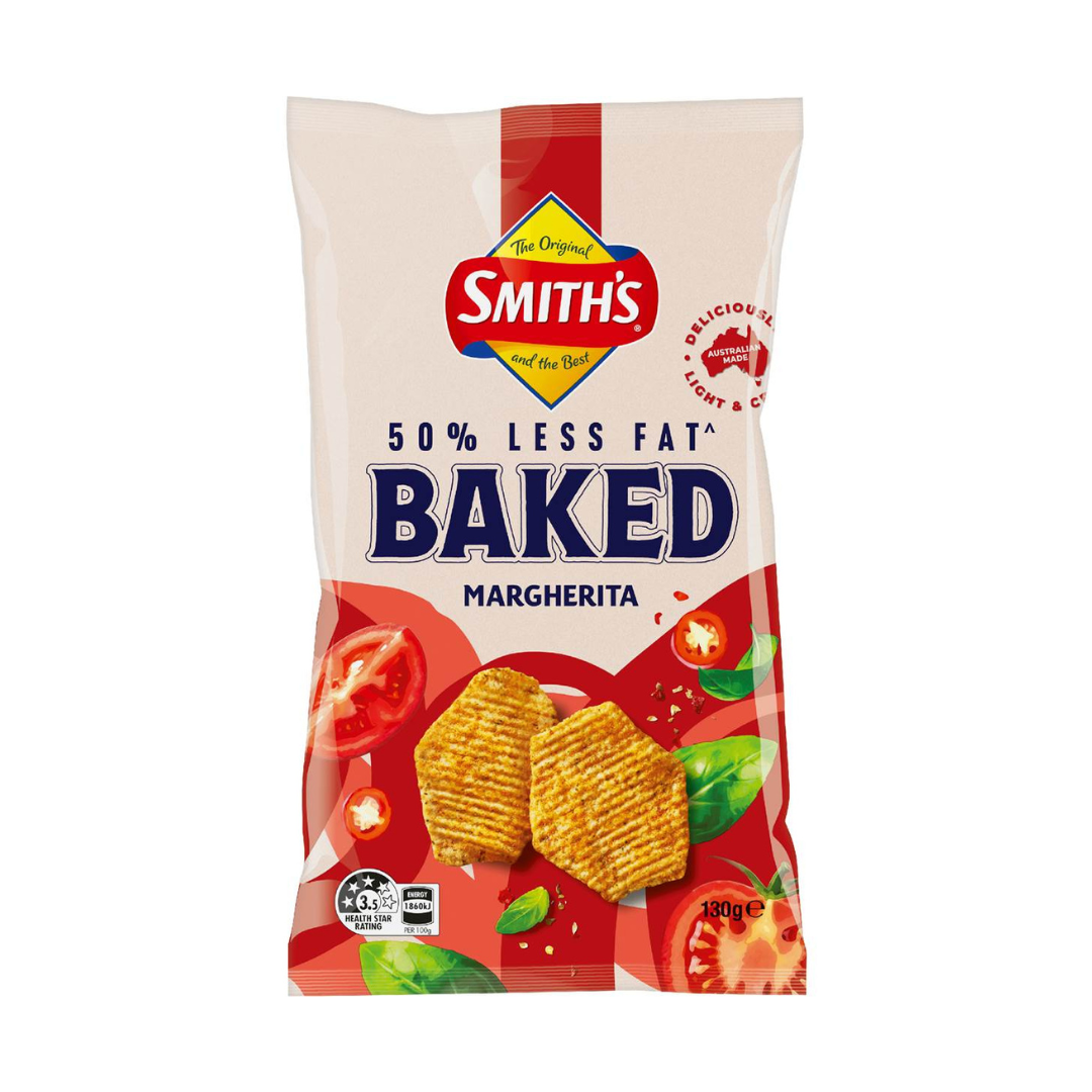 Smith's Baked Margherita Flavor Chips 130G