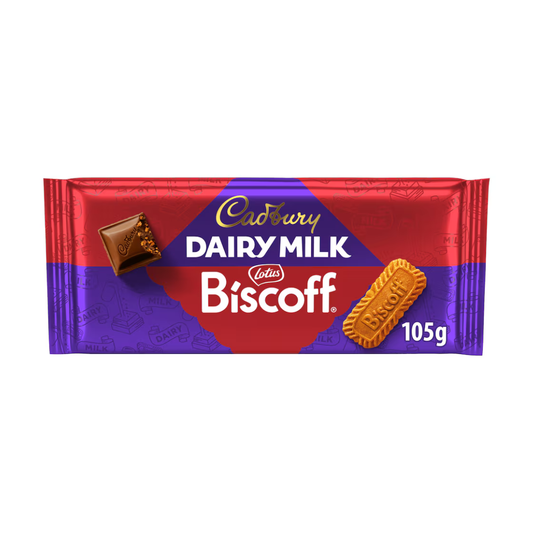 Cadbury Dairy Milk Biscoff Chocolate Bar 95g