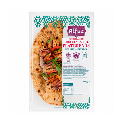 Al'Fez Lebanese Style Flatbreads with Herby Za'atar 180g