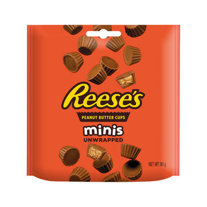 Reese's Peanut Butter Cups Minis Unwrapped Pouch 90g