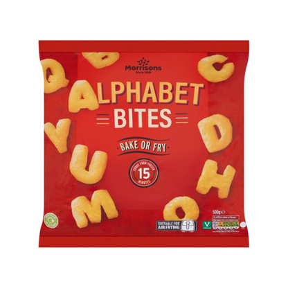 Morrisons Alphabet Bites 500g