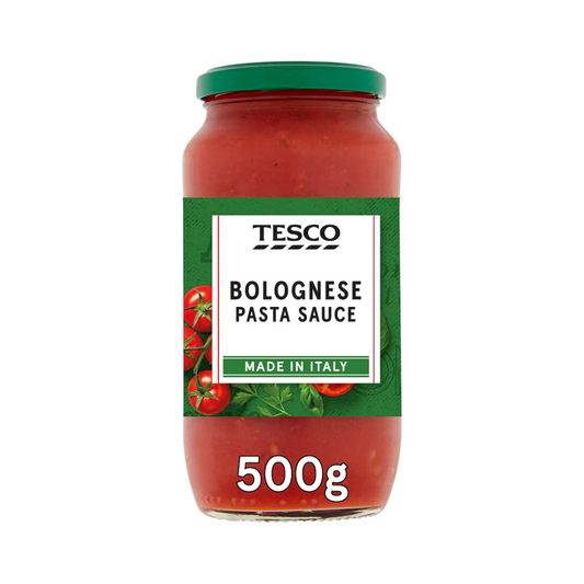 Tesco Bolognese Pasta Sauce Jar 500g