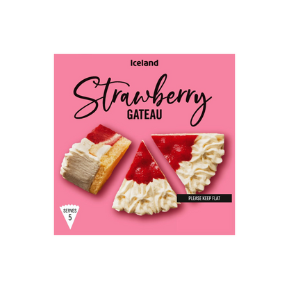 Iceland Strawberry Gateau 375g ไอซ์แลนด์ สตรอเบอร์รี่ กาโต 375 กรัม