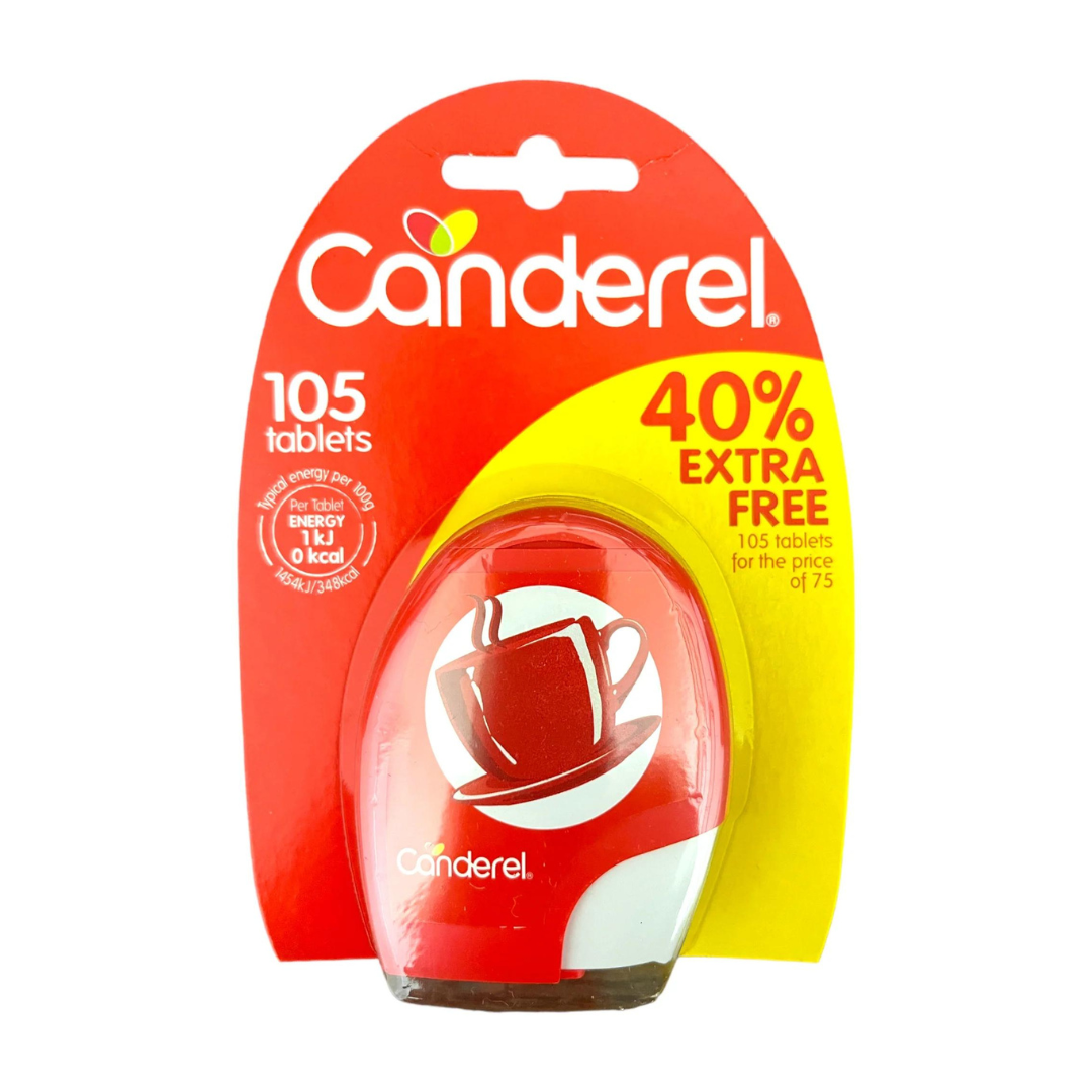 Canderel Low Calorie Sweetener 105 Tablets 8.93g แคนเดอเรล สารให้ความหวาน แคลอรี่ต่ำ 105 เม็ด 8.93 กรัม