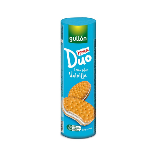 Gullon Mega Duo Vanilla Sandwich Biscuits 500g