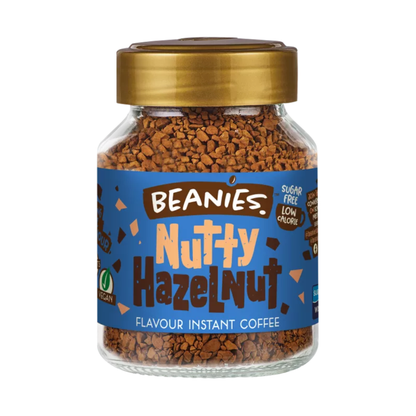 Beanies Nutty Hazelnut Flavoured Instant Coffee 50g