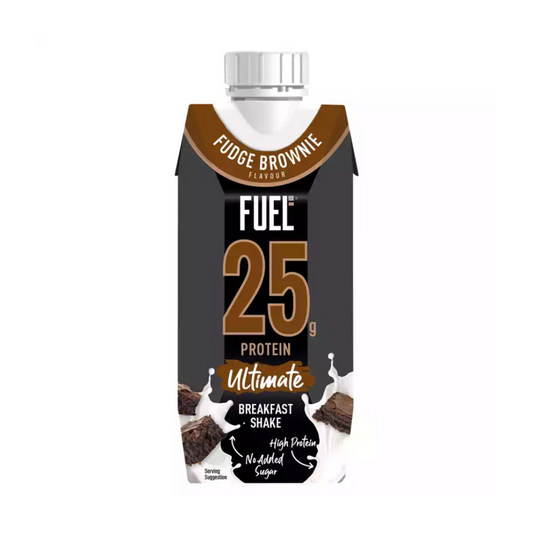 Fuel 10K 25g Protein Ultimate Breakfast Shake Fudge Brownie Flavour 330ml