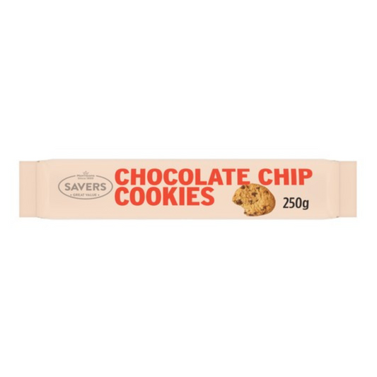 [BestBefore-31Oct2025] Morrisons Savers Chocolate Chip Cookies 250g