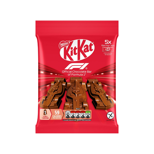 KitKat F1 Chocolate Car Figure 5 Pack Multipack 55g