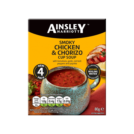Ainsley Harriott Smoky Chicken & Chorizo Cup Soup 80g