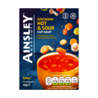 Ainsley Harriott Szechuan Hot & Sour Cup Soup 60g