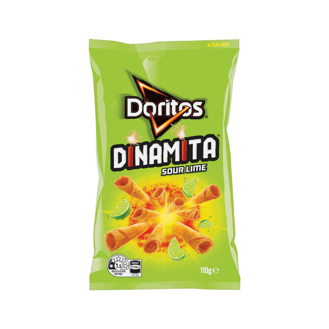 Doritos Dinamita Sour Lime Chips 110g