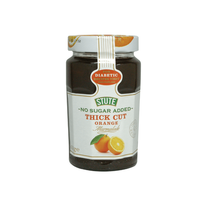 Stute No Sugar Added Thick Orange Marmalade 430g สตูท แยมผิวส้ม ชนิดไม่มีน้ำตาล 430 กรัม