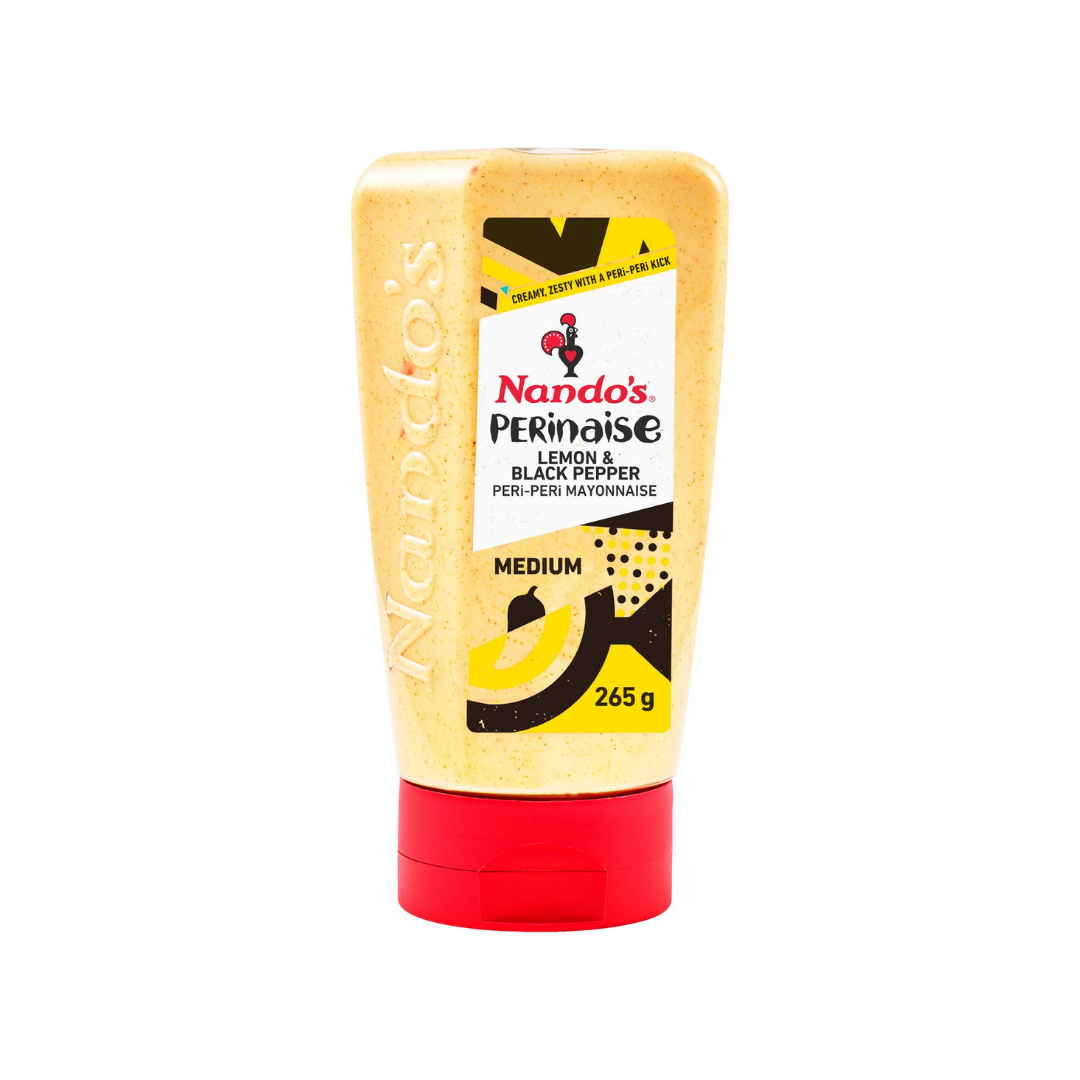 Nandos Perinaise Lemon & Black Pepper Peri Peri Mayonnaise 265g