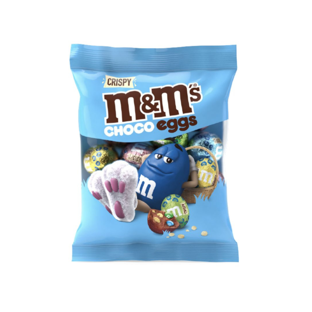 M&Ms Crispy Chocolate Moulded Eggs 72g