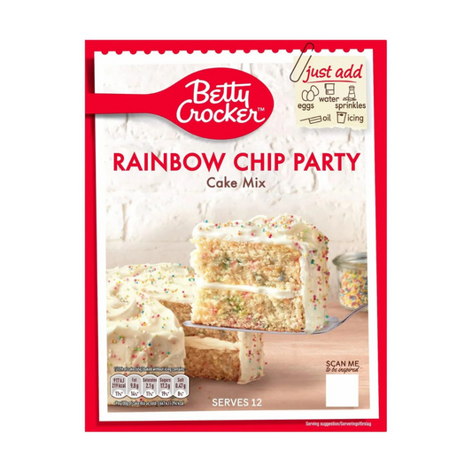 Betty Crocker Rainbow Chip Party Cake Mix 425g