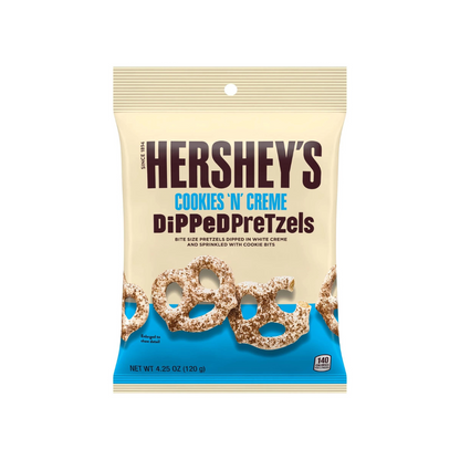 Hershey's Cookies 'n' Creme Dipped Pretzels 120g