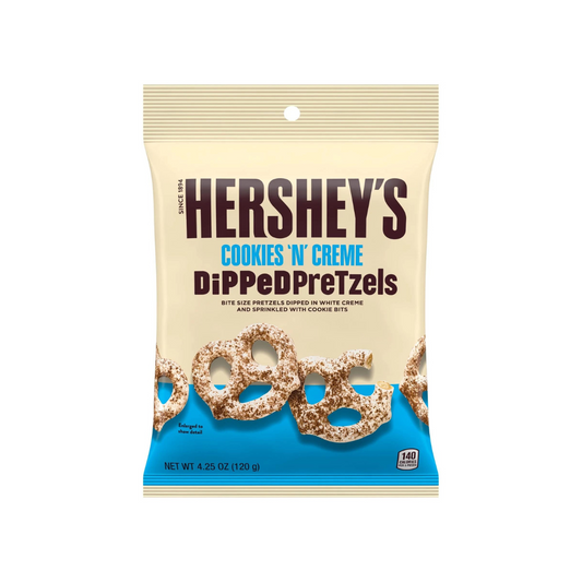 Hershey's Cookies 'n' Creme Dipped Pretzels 120g