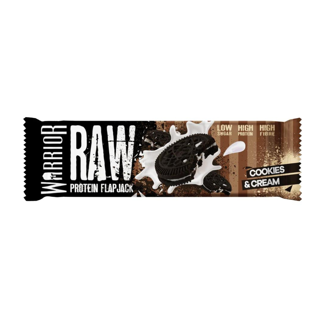 Warrior Raw Protein Flapjack Cookies & Cream 75g
