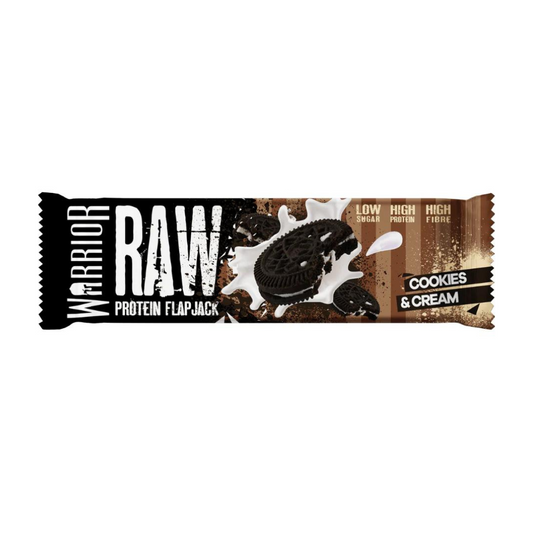Warrior Raw Protein Flapjack Cookies & Cream 75g