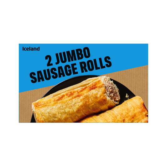 Iceland Jumbo Sausage Rolls 2 Pack 280g
