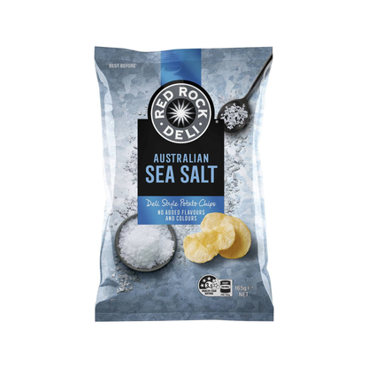 Red Rock Deli Australian Sea Salt Chips 165g