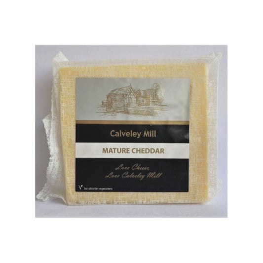 Calveley Mill White Mature Cheddar Cheese 200G