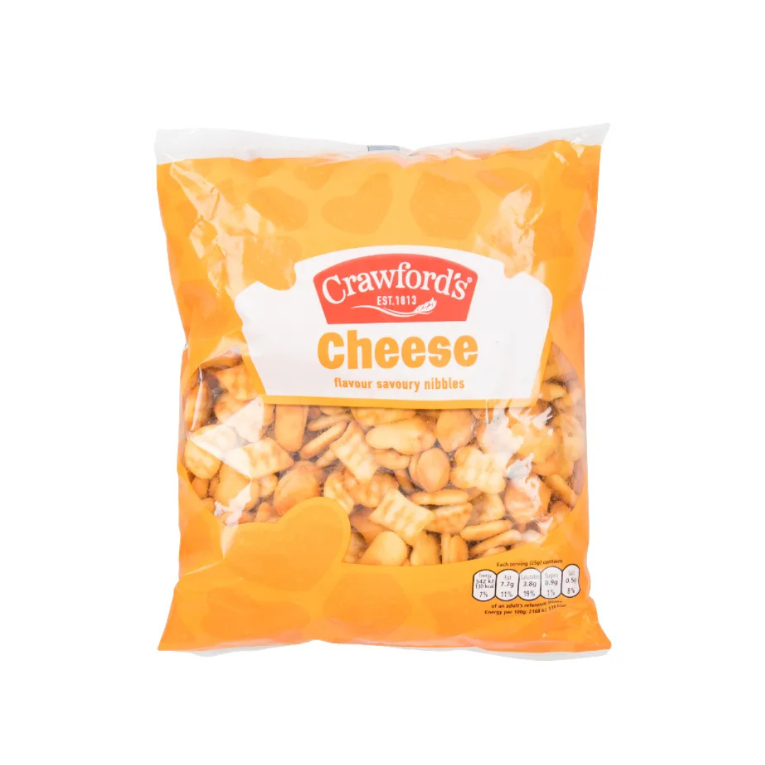 [Best Before 4-Apr-2026] Crawford's Cheese Flavour Savoury Nibbles 250g