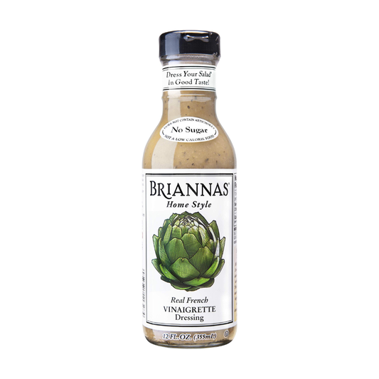 [Best before 10-Jun-2026] Briannas Real French Vinaigrette Dressing 355 ml